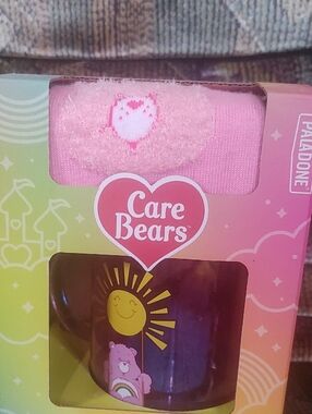 Care Bears Pink Socks & Purple Mug Gift Set